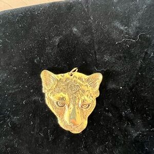 Vanessa Mooney Gold Panther Pendant